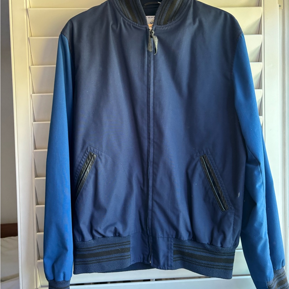 Men's Blue Bomber Jacket